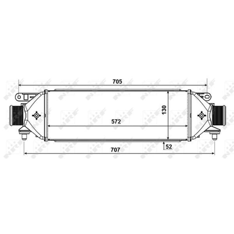 NRF Intercooler (Charge Air Cooler) 30752