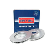 Borg & Beck 2 x Vented Front Brake Discs BBD4168