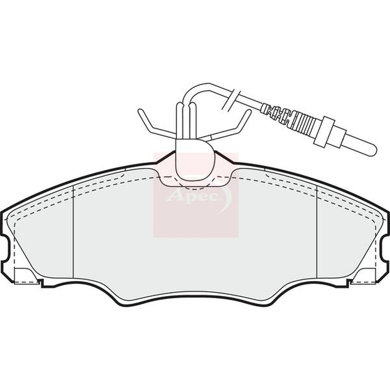 Apec Front Brake Pad Set PAD901