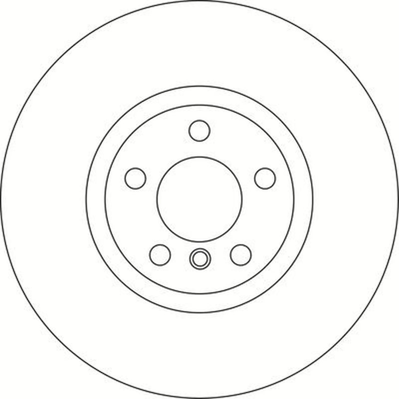 Abtex 2 x Vented Front Brake Discs BD1537V
