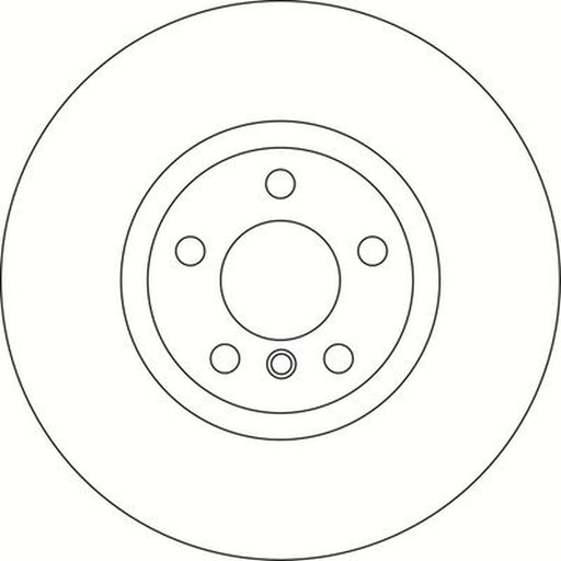 Abtex 2 x Vented Front Brake Discs BD1537V