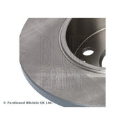 Blue Print 2 x Solid Front Brake Discs ADU174377