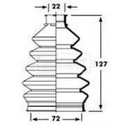 Borg & Beck Drive Shaft Bellow Kit Front Left Thermoplast BCB2351