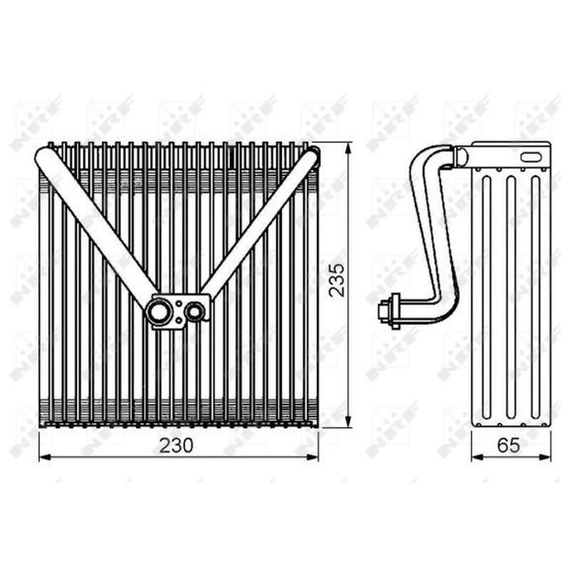 NRF Air Conditioning Evaporator 36141