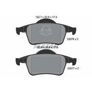 Textar Rear Brake Pad Set 2307602