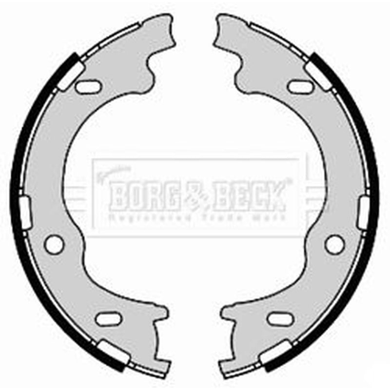 Borg & Beck Parking Brake Shoe Set BBS6400