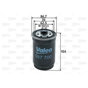 Valeo Fuel Filter Element 587700