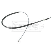 Borg & Beck Handbrake Cable Left Rear BKB3350