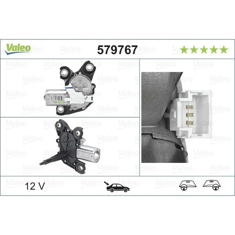 Valeo Front/Rear Wiper Motor Rear 579767