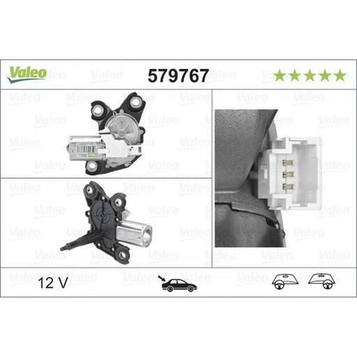 Valeo Front/Rear Wiper Motor Rear 579767