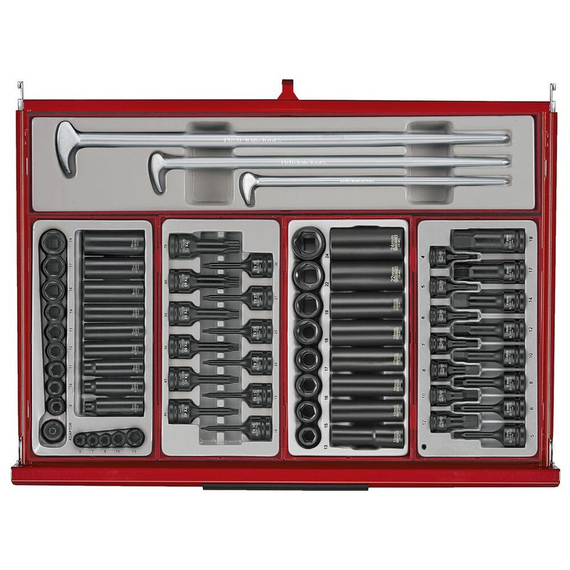 Teng Tools Mobile Tool Kit 1034 Pieces Red TKS26R1034T