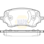 NAPA Front Brake Pad Set NBP1949
