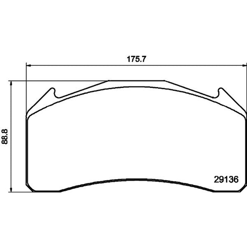 DON Front Brake Pad Set CVP038K