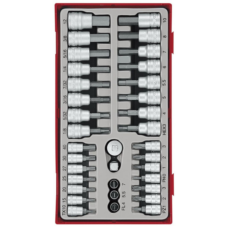 Teng Tools Socket Set TT1 35 Pieces 1/4" & 3/8" Drive