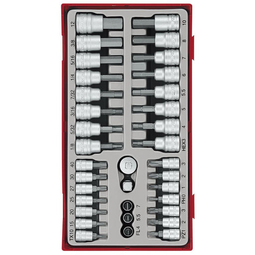 Teng Tools Socket Set TT1 35 Pieces 1/4" & 3/8" Drive