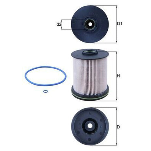 Mahle Fuel Filter Element KX 491/1D