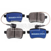 Borg & Beck 4 x Rear Brake Pad Set BBP2240