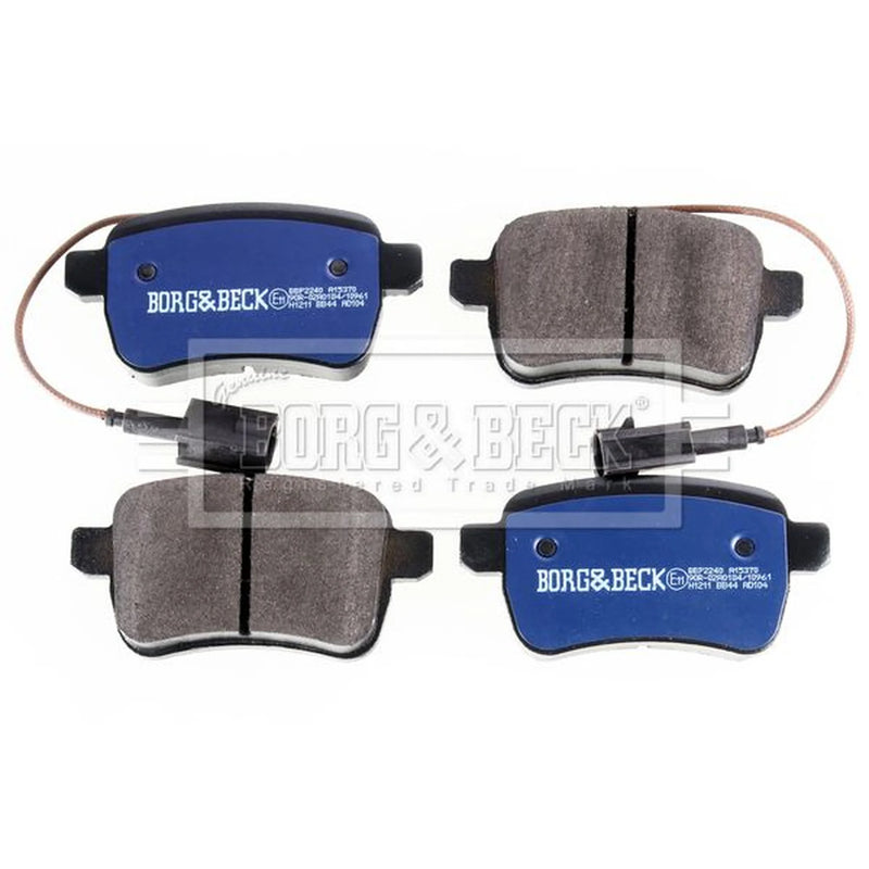 Borg & Beck 4 x Rear Brake Pad Set BBP2240