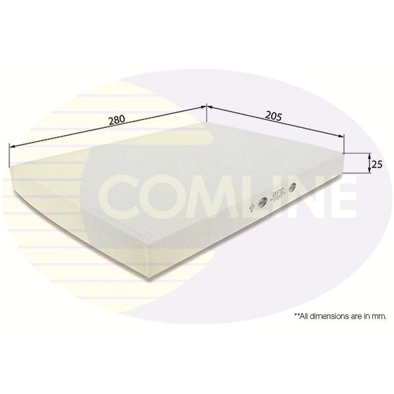 Comline Cabin Air Filter (Pollen Filter) EKF112