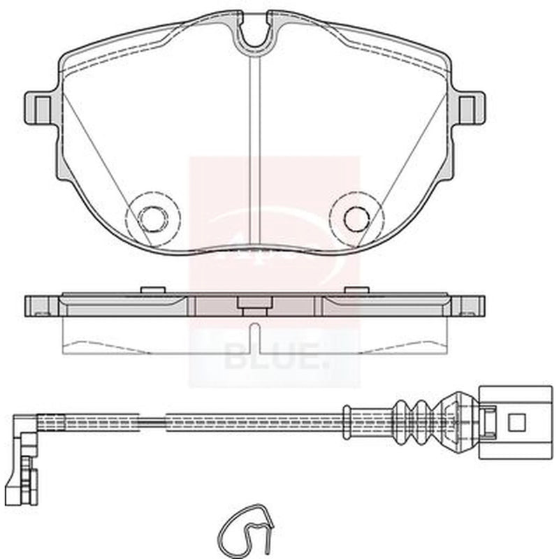 Apec Front Brake Pad Set PD4053