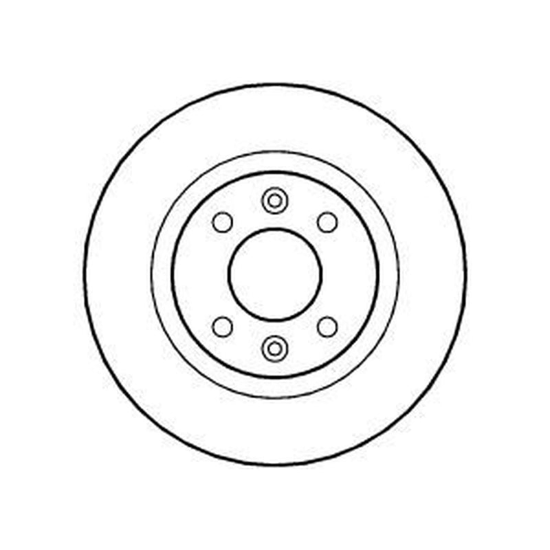 Abtex 2 x Vented Front Brake Discs BD530V