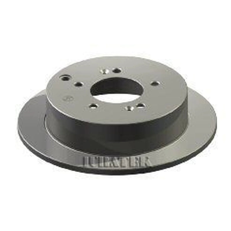 Juratek 2 x Solid Rear Brake Discs HYU116