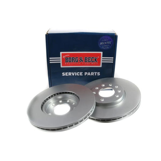 Borg & Beck 2 x Vented Front Brake Discs BBD5082