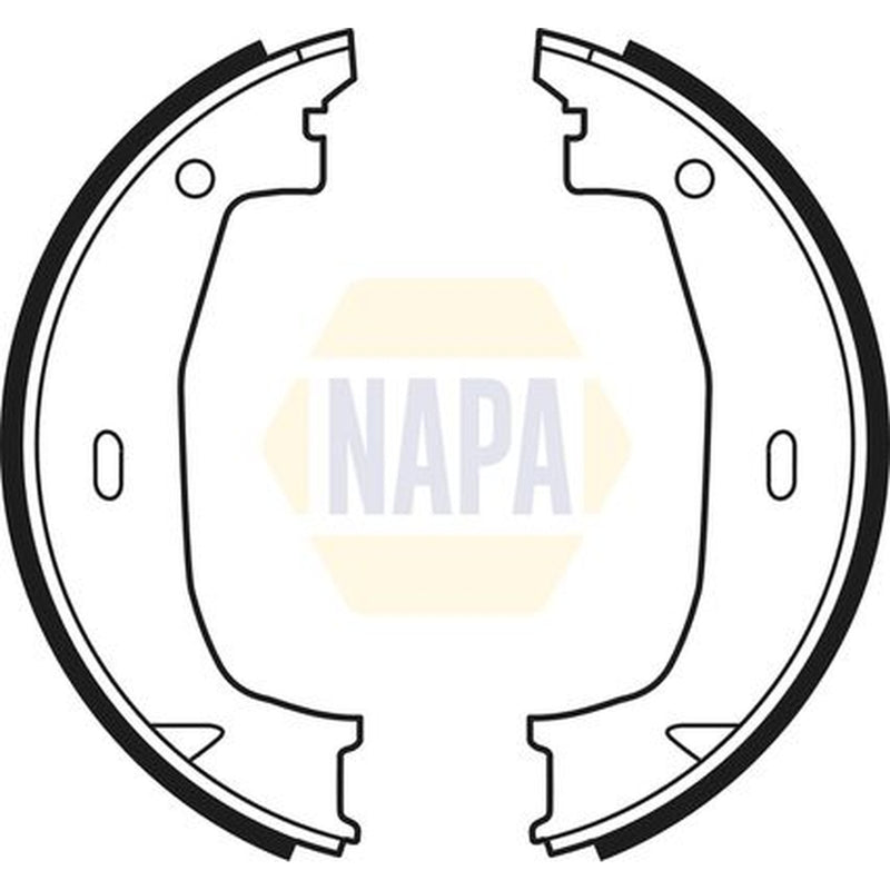 NAPA Parking Brake Shoe Set NBS5011