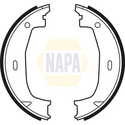 NAPA Parking Brake Shoe Set NBS5011