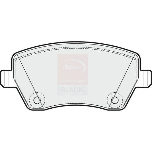 Apec Front Brake Pad Set PAD1983B