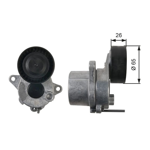 Gates Auxiliary Belt Tensioner T39165
