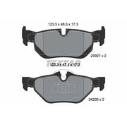 Textar Rear Brake Pad Set 2392701
