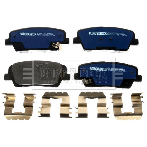 Borg & Beck 4 x Rear Brake Pad Set BBP2584