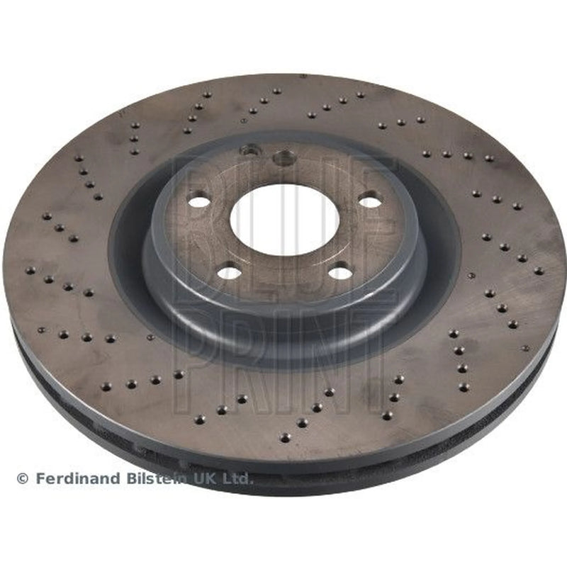 Blue Print 2 x Perforated/Vented Front Brake Discs ADBP430036