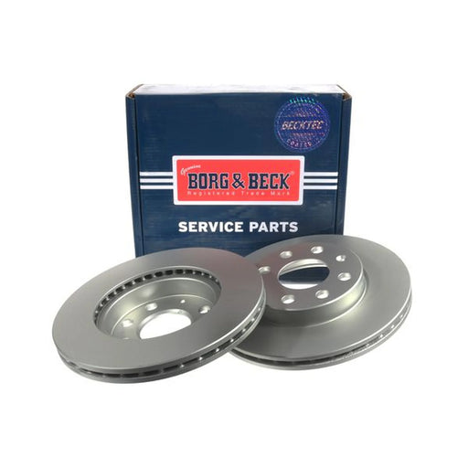 Borg & Beck 2 x Vented Front Brake Discs BBD4252