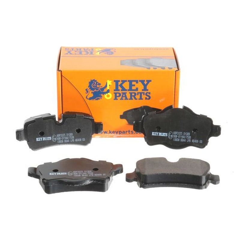 Key Parts 4 x Rear Brake Pad Set KBP2025