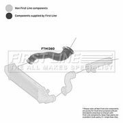 First Line Intercooler Turbo Charge Air Hose FTH1360