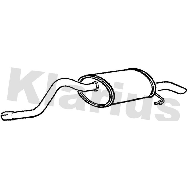 Klarius Box With Tail Pipe Rear RN815D