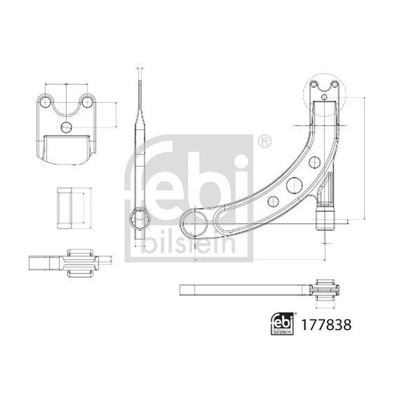 Febi Control/Trailing Arm Lower 177838