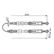Bosch Handbrake Cable Centre 1 987 477 381