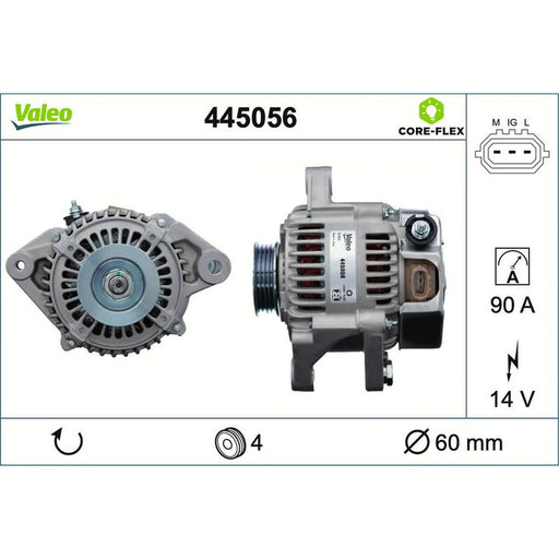 Valeo Car Alternator 12V 445056