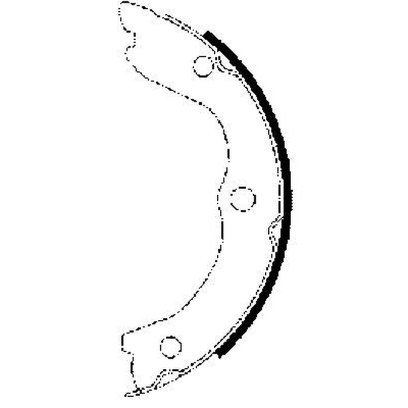 Textar Parking Brake Shoe Set 91062700