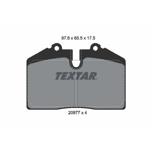 Textar Front Brake Pad Set 2087710