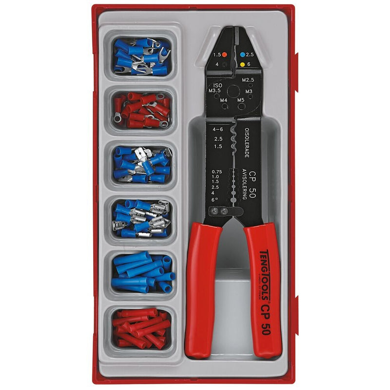 Teng Tools Crimping Plier Set TT1 121 Pieces
