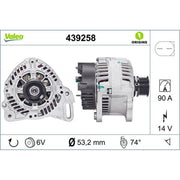 Valeo Car Alternator 12V 439258
