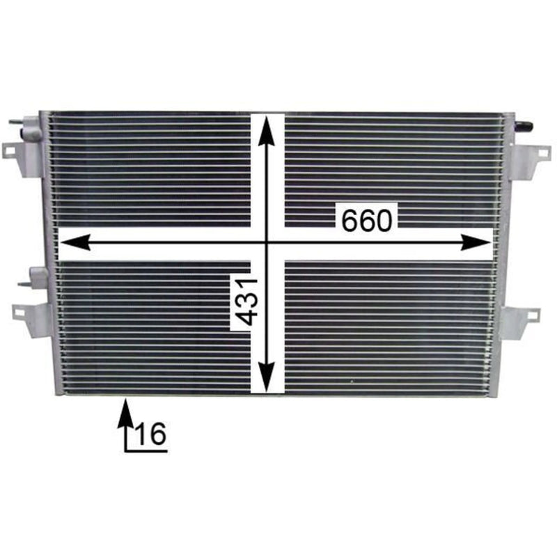 Mahle Air Conditioning Condenser AC 365 000S
