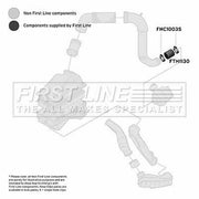 First Line Intercooler Turbo Charge Air Hose FTH1130