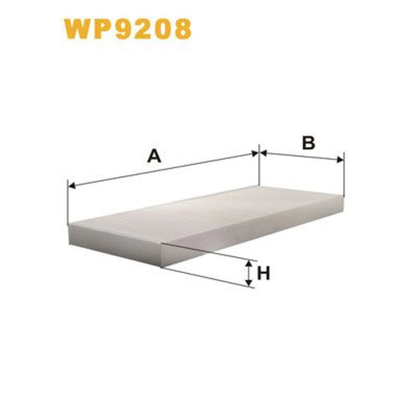 WIX Cabin Air Filter (Pollen Filter) WP9208