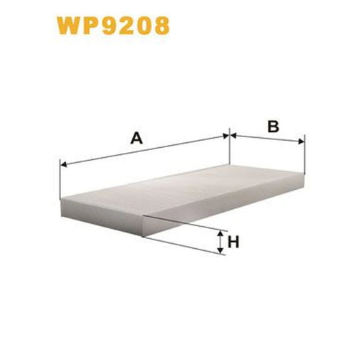 WIX Cabin Air Filter (Pollen Filter) WP9208