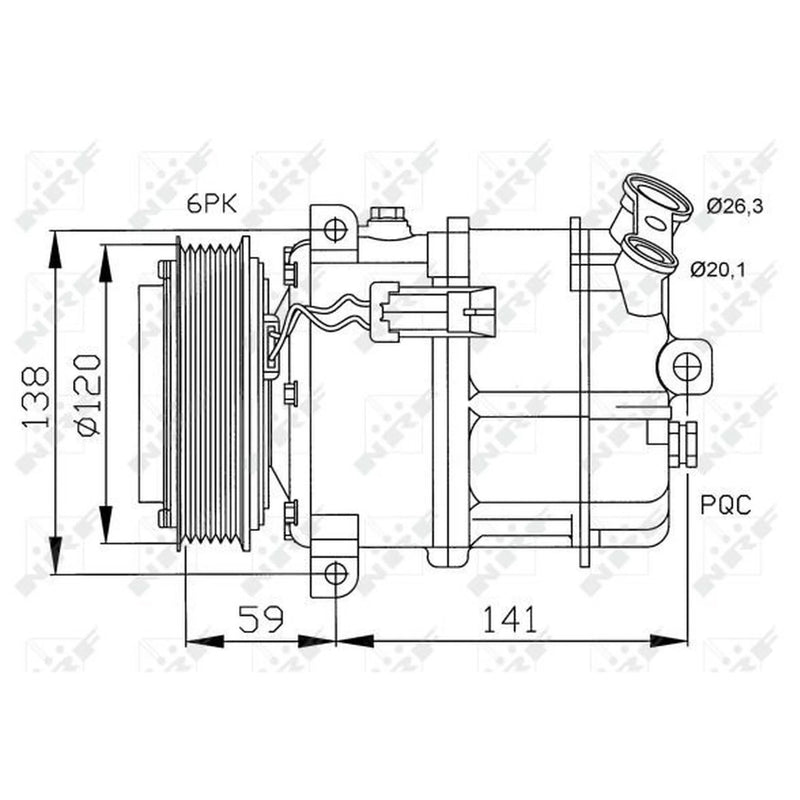 NRF Air Conditioning Compressor 32191